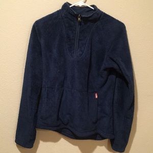 North Face woman’s small blue fleece